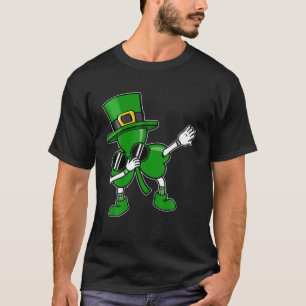 T-shirt Dabbing Shamrock St Patrick's Day Funny Boys Girls