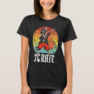 T-shirt Dabbing Skeleton Pirate Math Pi rate Pi Day 3 14