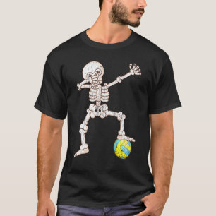 T-shirt Dabbing Skeleton Water Polo Graphic Pour Player Co