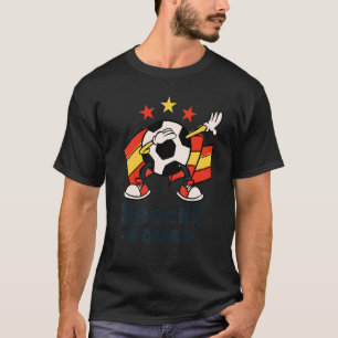 T-shirt Dabbing Soccer Ball Espagnol Soccer Squad