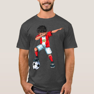 T-shirt Dabbing Soccer Boy Pérou - Le football péruvien Do