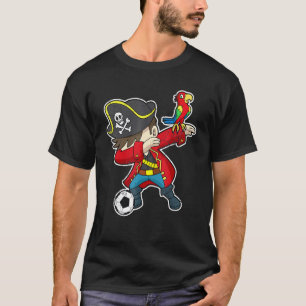 T-shirt Dabbing Soccer Pirate Enfants Garçons Filles Jeune