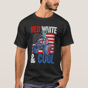 T-shirt Dabbing Statue Liberty Monster Camion 4 juillet U