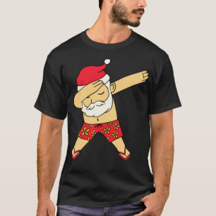 T-shirt Dabbing Summer Père Noël toon