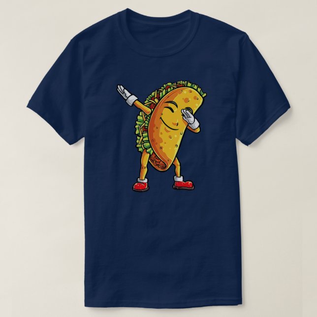 T-shirt Dabbing Taco Cinco De Mayo Drôle Garçons Hommes Me (Design devant)