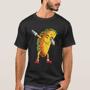 T-shirt Dabbing Taco Cinco De Mayo Garçons Hommes Cuisine 