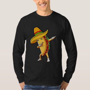 T-shirt Dabbing Taco Cinco De Mayo Garçons Hommes Cuisine 