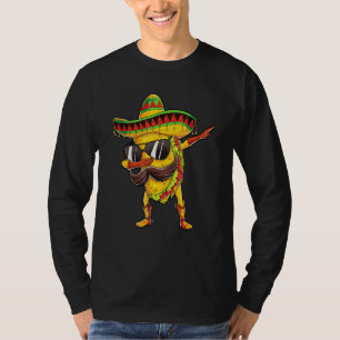 T-shirt Dabbing Taco Cinco De Mayo Garçons Hommes Mexicain
