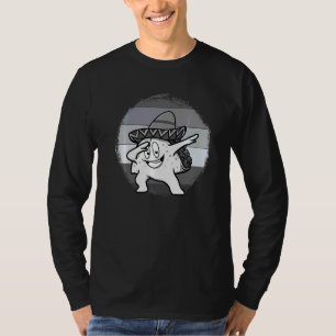 T-shirt Dabbing Taco Drôle Mexicain Pour Hommes Femmes Cin