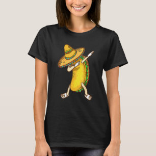 T-shirt Dabbing Taco Sombrero Taco Cinco De Mayo Addicateu