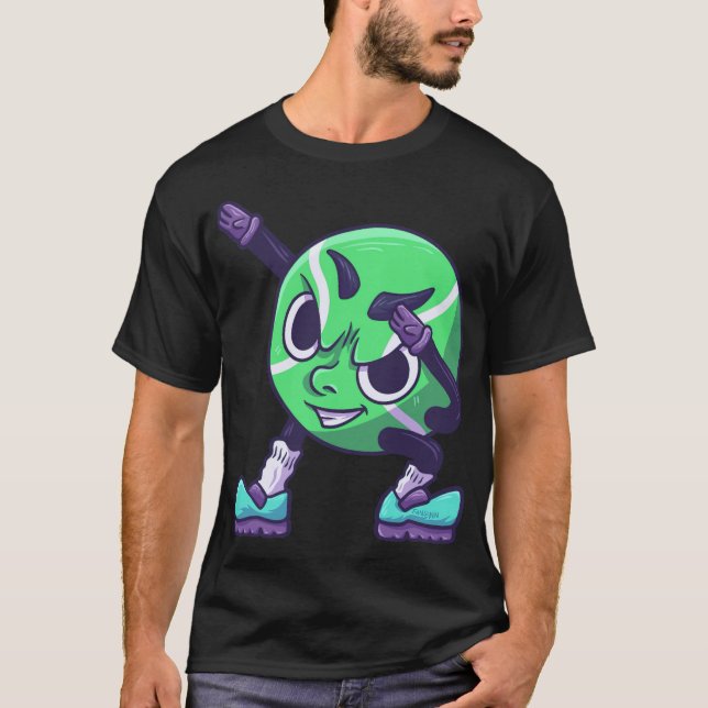 T-shirt Dabbing tennis Enfants Cadeau Amérique balle (Devant)
