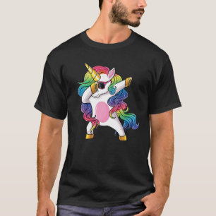 T-shirt Dabbing Unicorn Enfants garçons Hommes Dab Unicorn