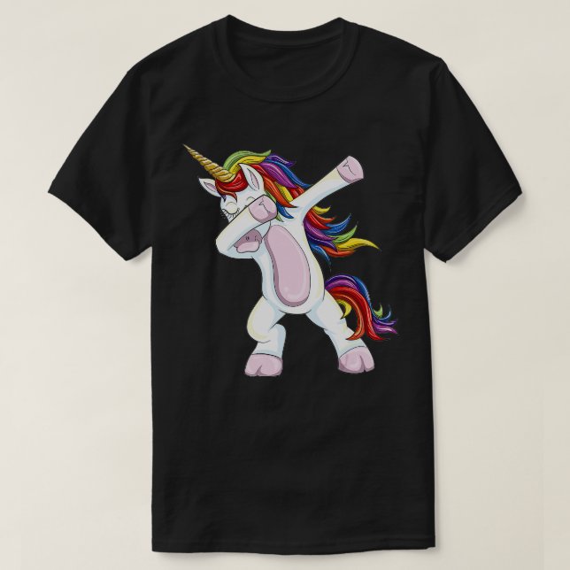 T-shirt Dabbing Unicorn Funny Unicorn Dab Cadeau (Design devant)