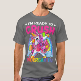 T-shirt Dabbing Unicorn Prêt À Écraser La Maternelle Retou