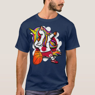 T-shirt Dabbing Unicorne Japon Fans de basket Jersey Japon