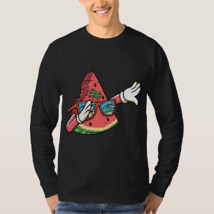T-shirt Dabbing Watermelon Kawaii Dab Summer Fruit Melon L