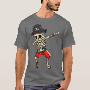 T-shirt Dabine Squelette Pirate Halloween Jollys rogers en