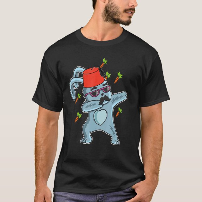 T-shirt Dabing Bunny Boy Dab Pâques Panier Stu