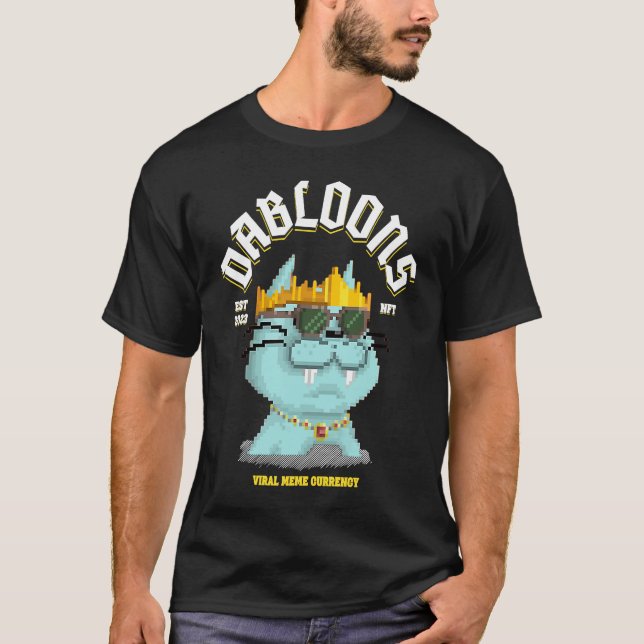 T-shirt Dabloons NFT Viral Meme Currency (Devant)