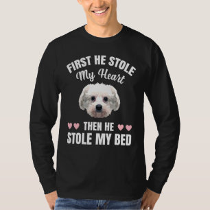 T-shirt D'Abord M'A Volé Le Coeur Puis Il A Volé Mon Lit S