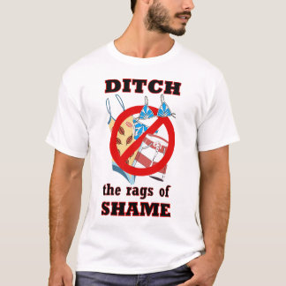 T-Shirt d'acceptation du corps - Ditch the Rags of