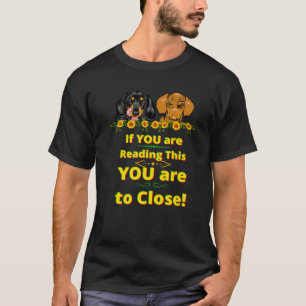 T-SHIRT DACHSHUND CADEAUX FUNNY WIENER DOG PET CUTE À FERM