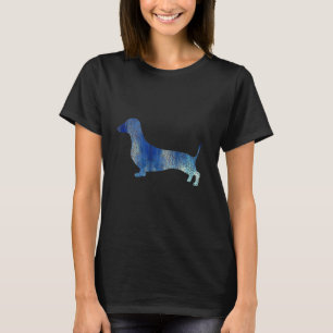 T-shirt Dachshund chien art