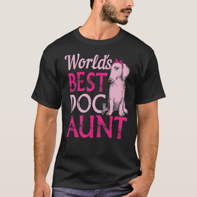 T-shirt Dachshund Chien Aun Chien Propriétaire (Devant)