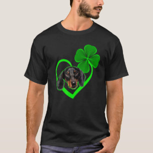 T-shirt Dachshund Chien Leprechau St Patrick Day Saint Pad