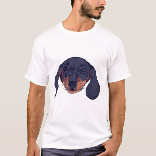 T-shirt Dachshund chien Portrait