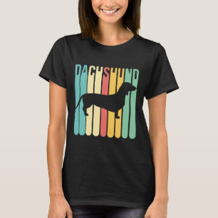 T-shirt Dachshund Chien Retro
