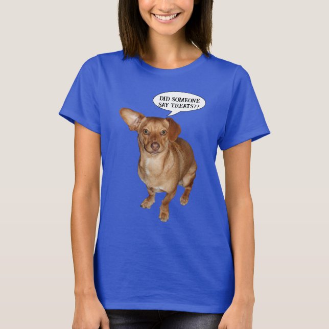 T-shirt Dachshund Chien Traitements (Devant)