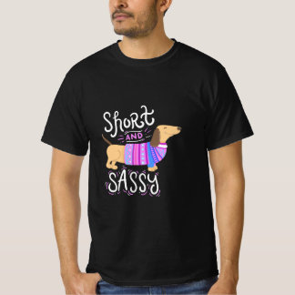 T-shirt Dachshund Court Et Sassy