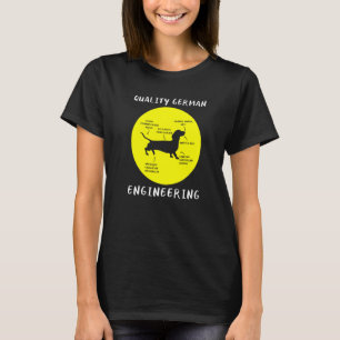 T-shirt Dachshund D'Ingénierie Allemande De Qualité Pour C