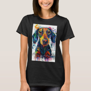 T-shirt Dachshund Dog Art