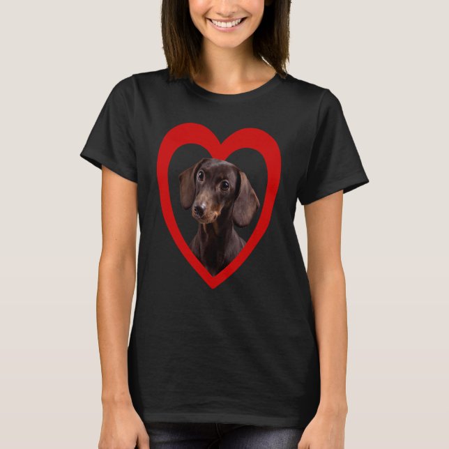 T-shirt Dachshund  Dog Heart   Dachshund  Dachshund  2 (Devant)
