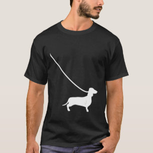 T-shirt Dachshund en laisse  Chien Animal Doxie Saucisse M
