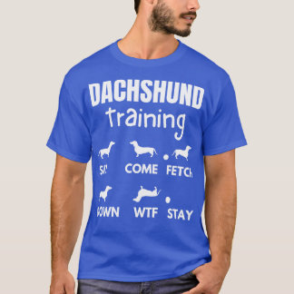 T-shirt Dachshund Entraînement Dachshund Chien Trucs 2
