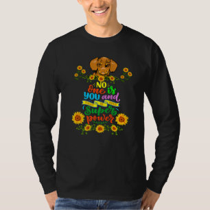 T-shirt Dachshund Funny Wiener Chien Animal Personne N'Est