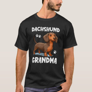 T-shirt Dachshund Grand-mère