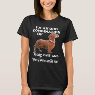 T-shirt Dachshund Je Suis Une Mêle Combinaison De Vraiment