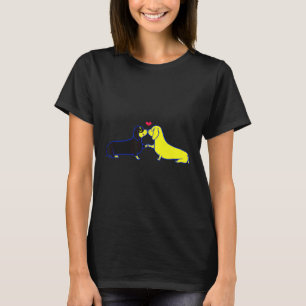 T-shirt Dachshund Kisses