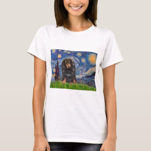 T-shirt Dachshund (LHBT) - Nuit étoile
