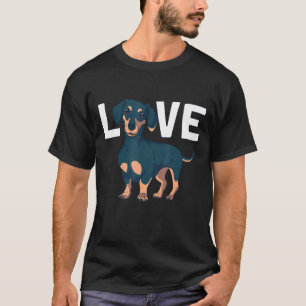 T-shirt Dachshund Love