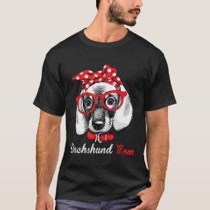 T-shirt Dachshund Maman Doxie Wiener Lover Fête des mères