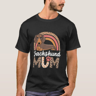 T-shirt Dachshund maman maman maman maman chien maman Rain