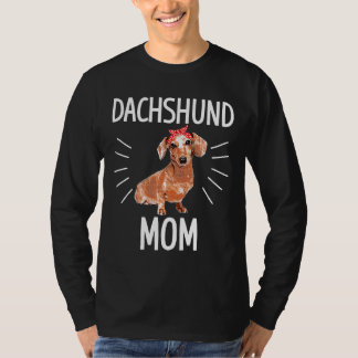 T-shirt Dachshund Maman mignonne Dotson Doxie Wiener Chien