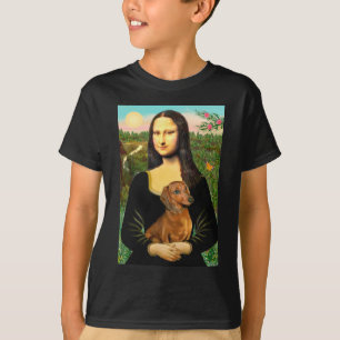 T-shirt Dachshund (marron1) - Mona Lisa