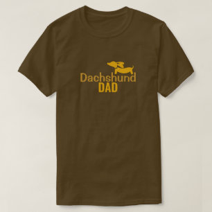 T-shirt Dachshund Papa Wiener Chien Daddy Chemise