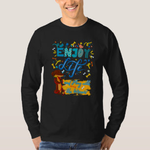 T-SHIRT DACHSHUND PET FUNNY WIENER CHIEN PROFITER DE LA VI